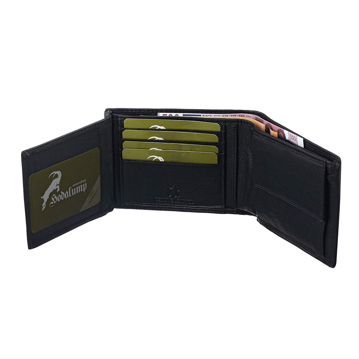 Business Wallet Ibex Edition made of buffalo leather, view 3