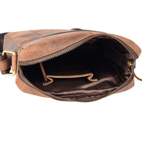 Borsa quotidiana Mike in pelle di bufalo, vista 8