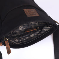 Shoulder Bag Recycled PET made of recycled PET with genuine leather, view 5