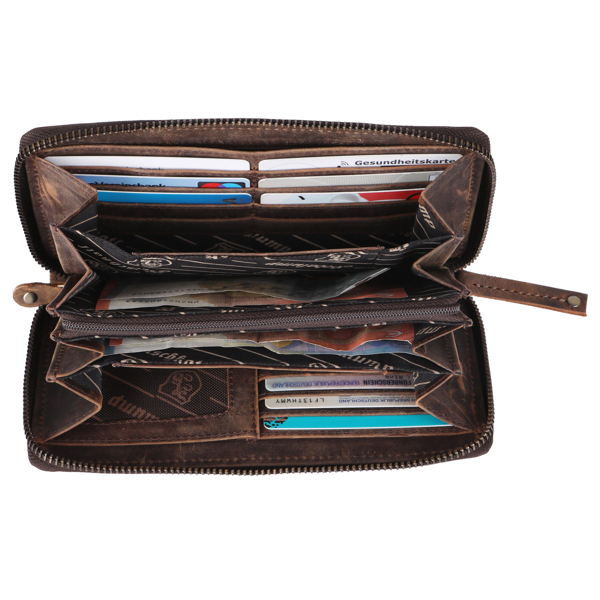 Classic Wallet Gretl made of buffalo leather, view 7