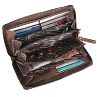 Classic Wallet Gretl made of buffalo leather, view 8