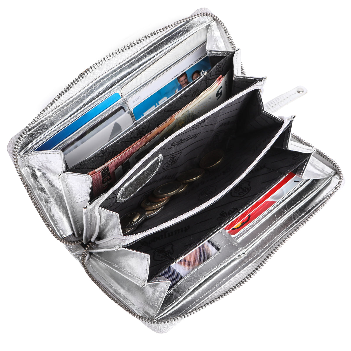Women's Wallet with Shine made of buffalo leather, view 4