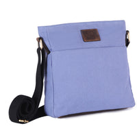 Shoulder Bag Recycled PET made of recycled PET with genuine leather in blue, view 10