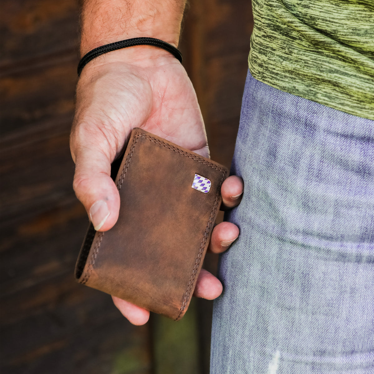 Bayern Buam Jeans Wallet made of buffalo leather, view 10