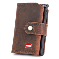Austria Card Holder made of buffalo leather, view 4