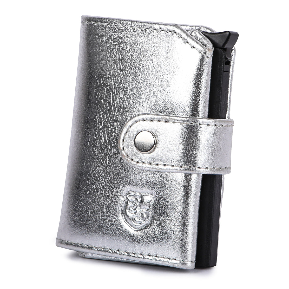 Card Holder Silver Edition made of buffalo leather, view 3