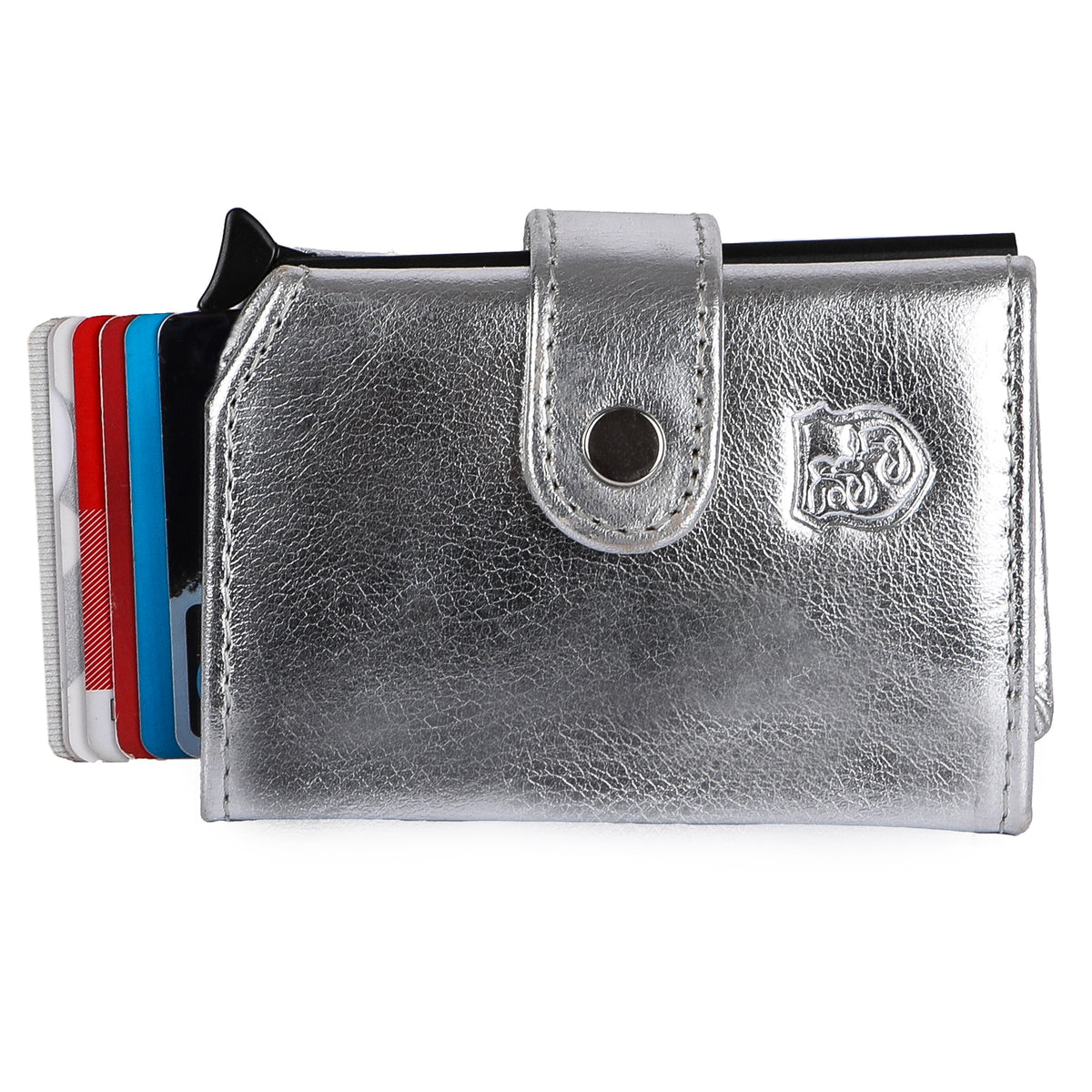 Card Holder Silver Edition made of buffalo leather, view 5