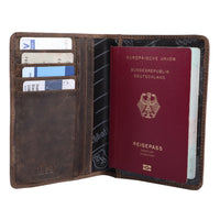 Portapassaporto Markus in pelle di bufalo, vista 6