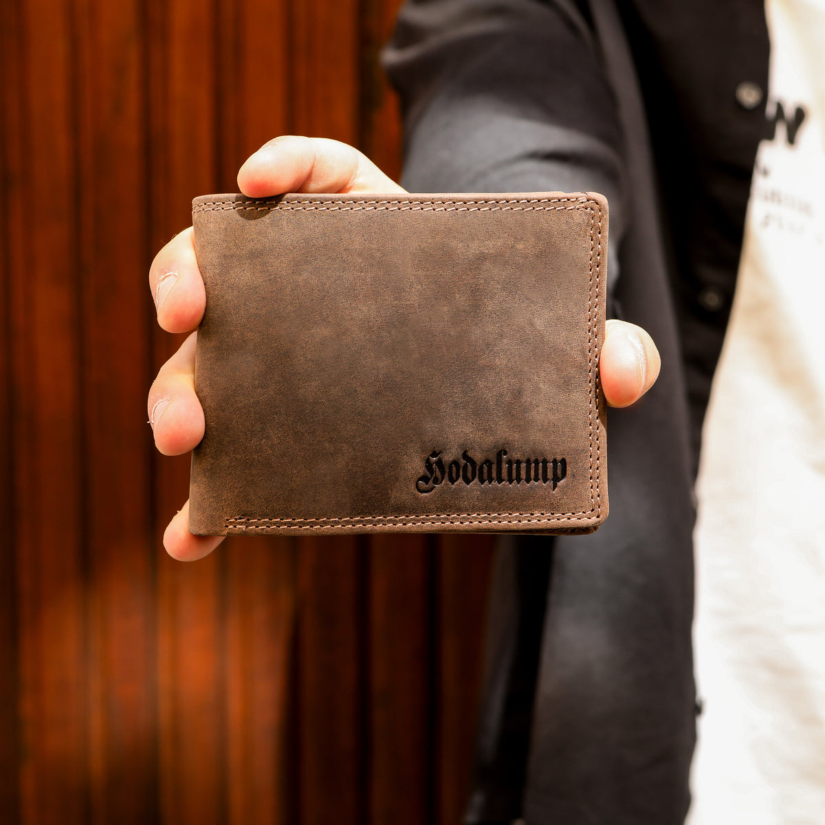 Large Wallet Kobi made of buffalo leather
