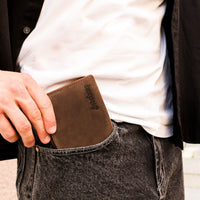 Large Wallet Kobi made of buffalo leather, view 8