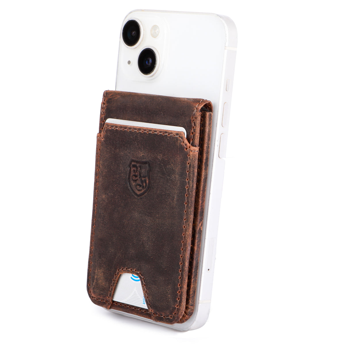 Smartphone Pouch Big made of buffalo leather, view 5
