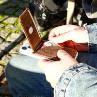 Smartphone Pouch Big made of buffalo leather, view 12