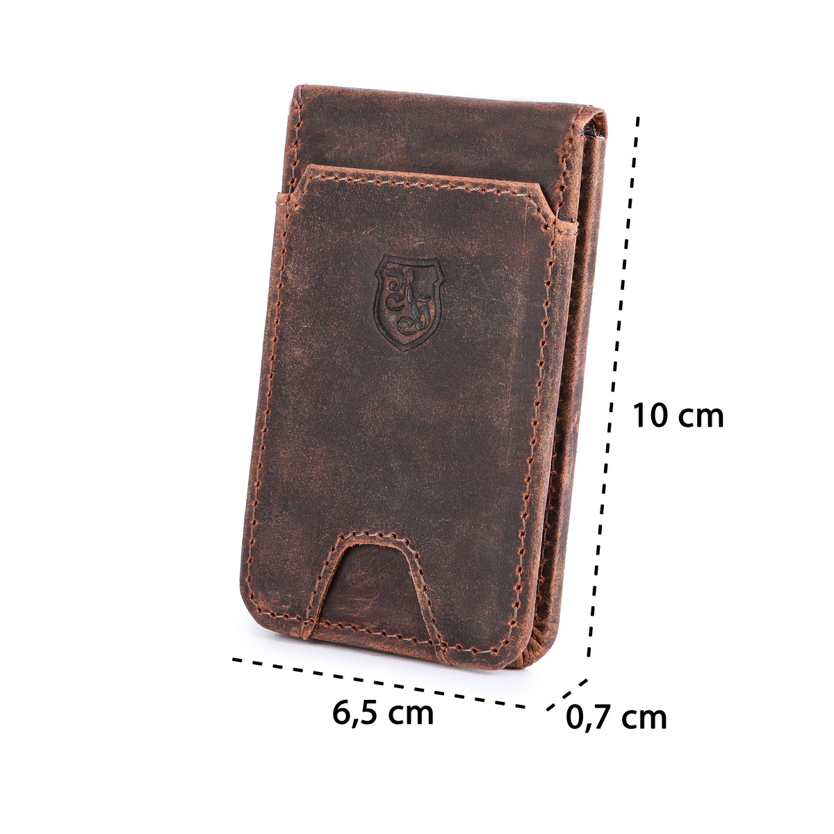 Smartphone Pouch Big made of buffalo leather, view 6