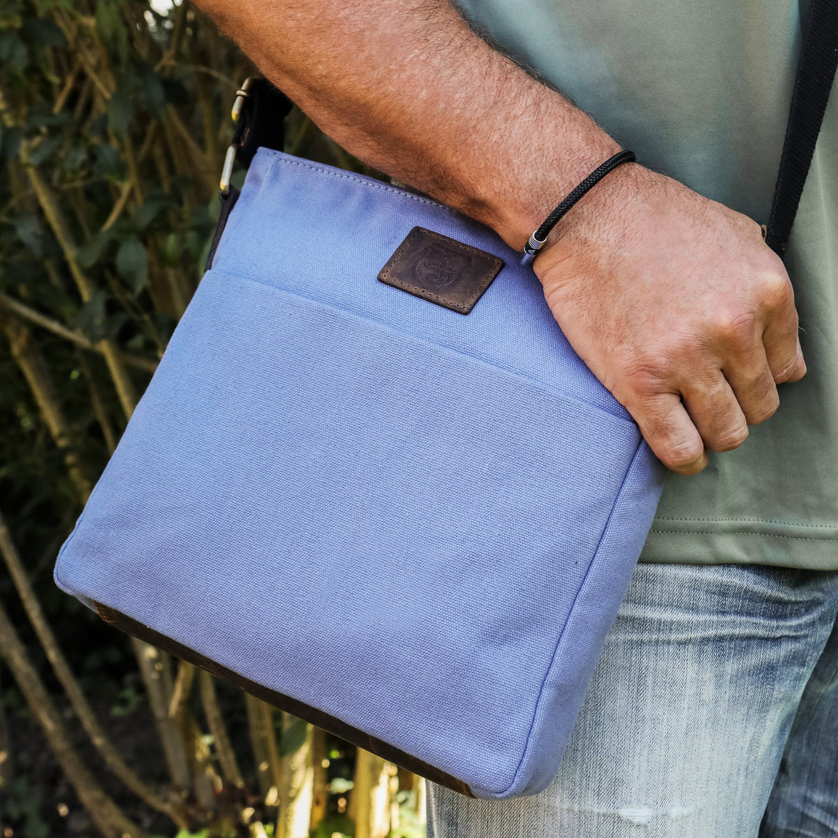 Shoulder Bag Recycled PET made of recycled PET with genuine leather, view 16