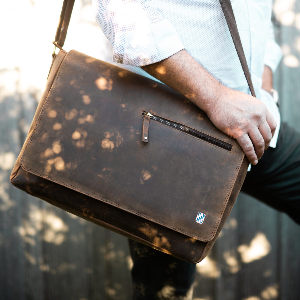 Borsa per laptop con stemma bavarese