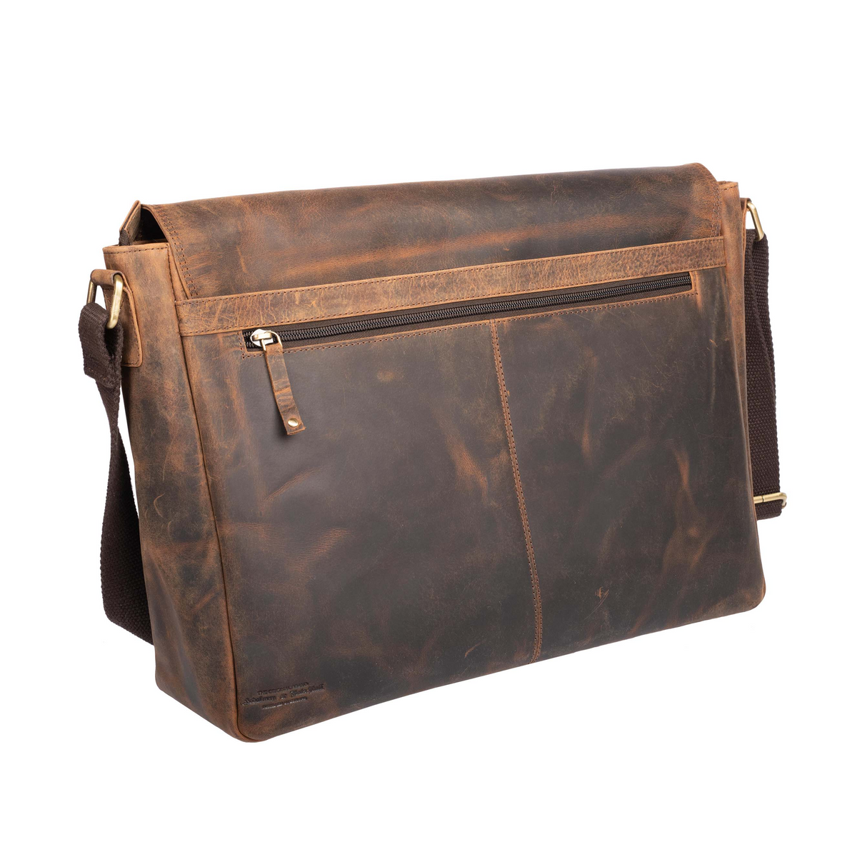 Borsa per laptop con stemma bavarese in pelle di bufalo, vista 5