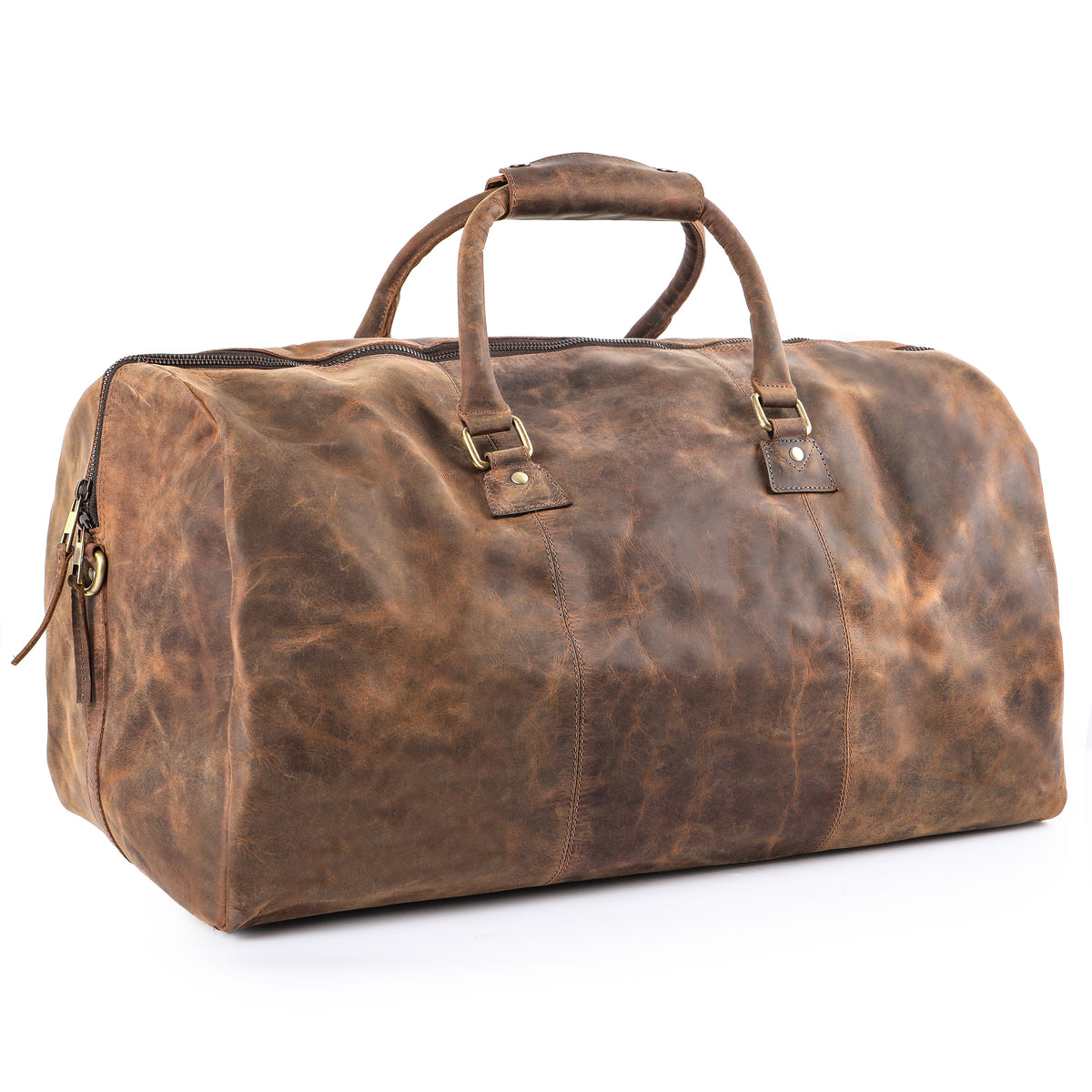 Große Reisetasche aus Büffelleder, Ansicht 6