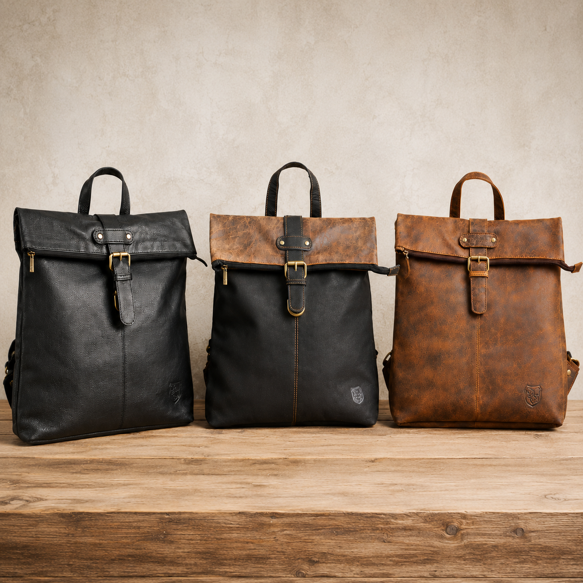 Berg-Rucksack Robi aus Büffelleder