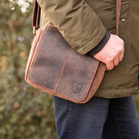 Sac Cross-Over Paul en cuir de buffle, vue 11
