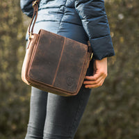 Sac Cross-Over Paul en cuir de buffle, vue 10