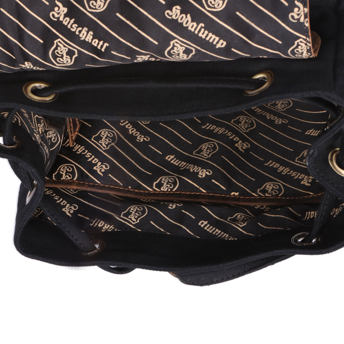PET Backpack Recycle made of buffalo leather, view 8