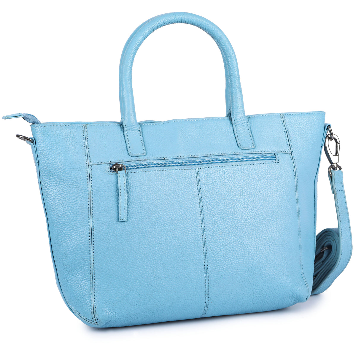 Borsa shopper softblue in pelle di bufalo, vista 4