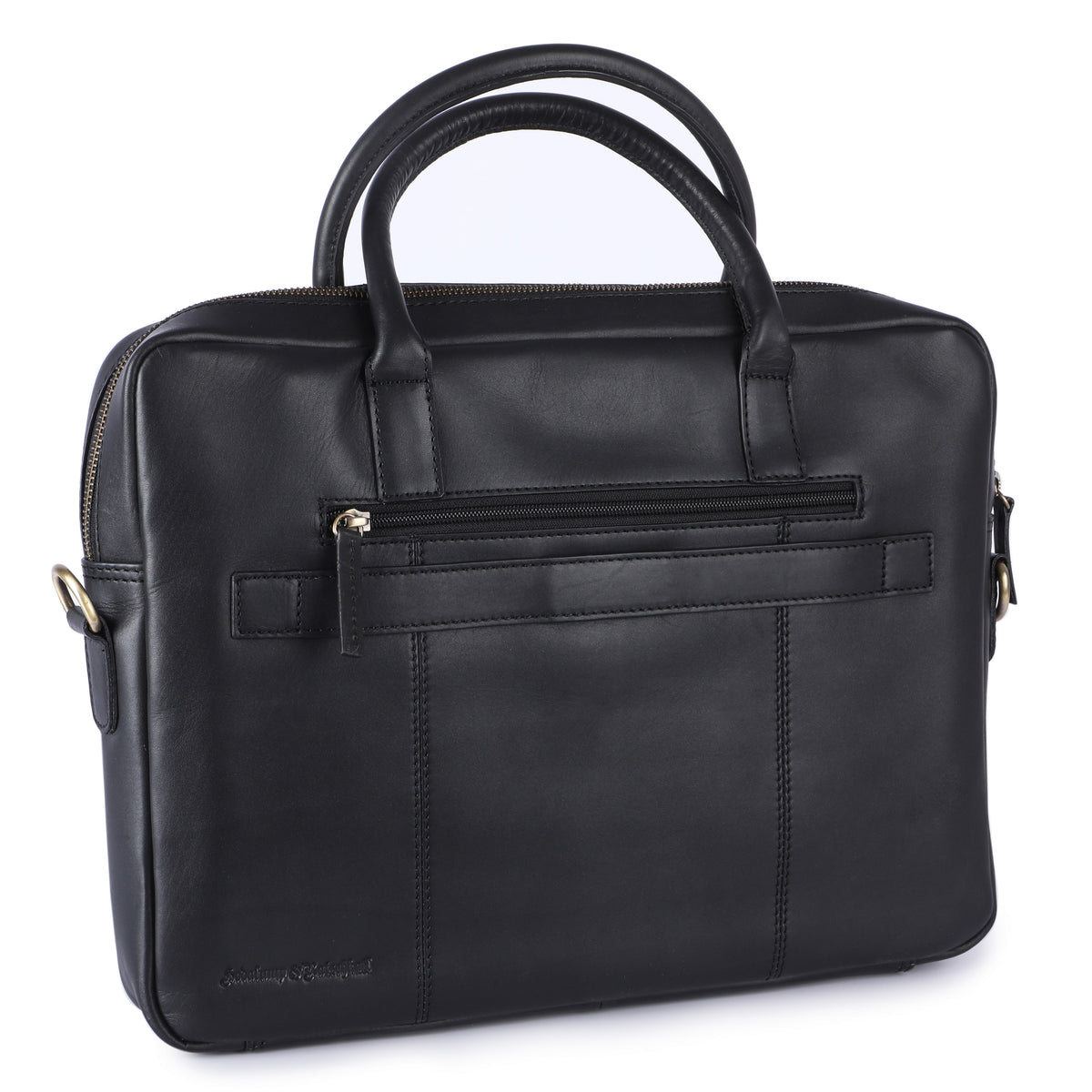 Business Bag Gecko made of buffalo leather in brown, view 16