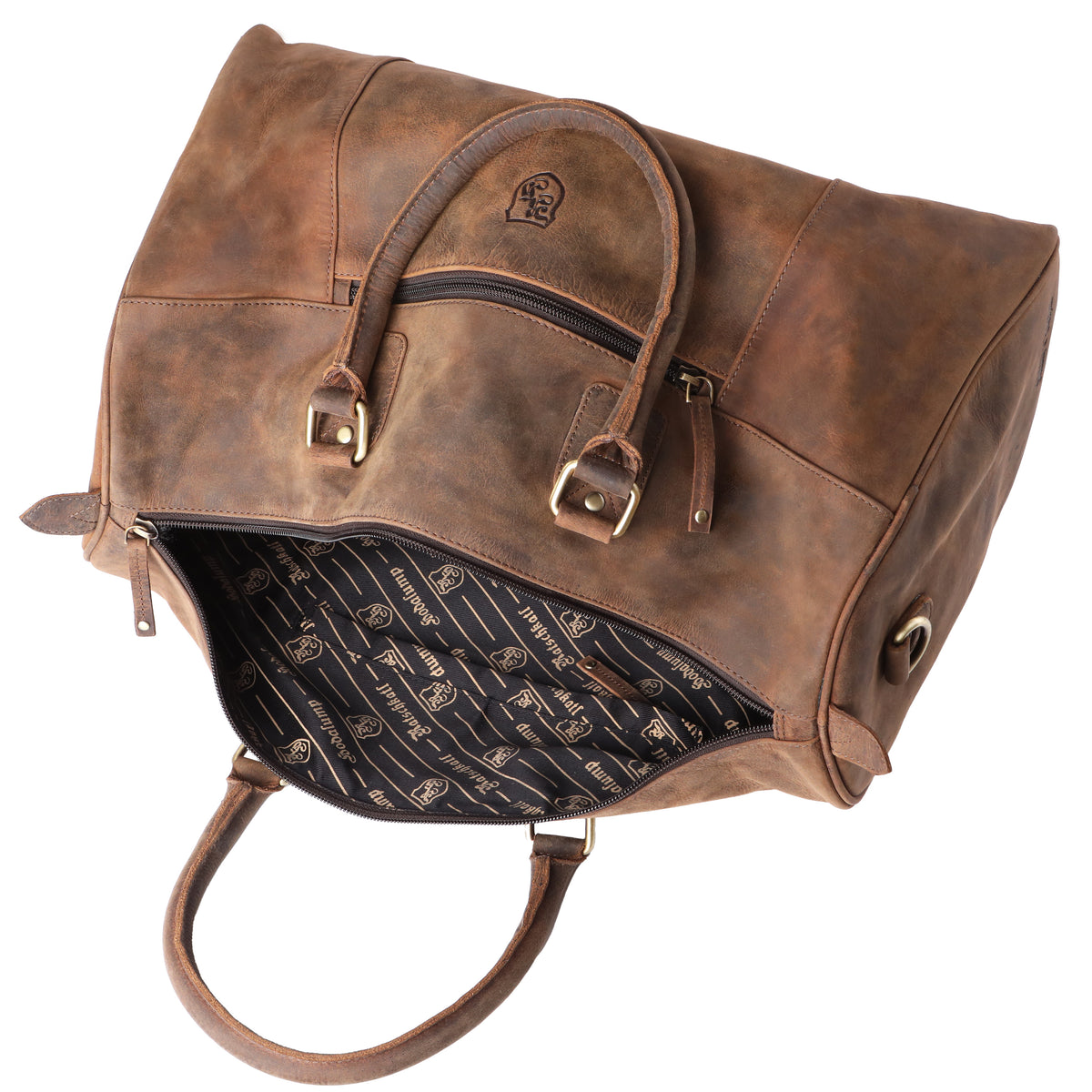Hand Luggage & Gym Bag made of buffalo leather, view 13