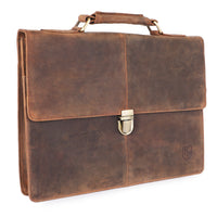 Borsa da lavoro Tom in pelle di bufalo, vista 5