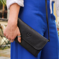 Borsa per telefono Sandra in pelle di bufalo