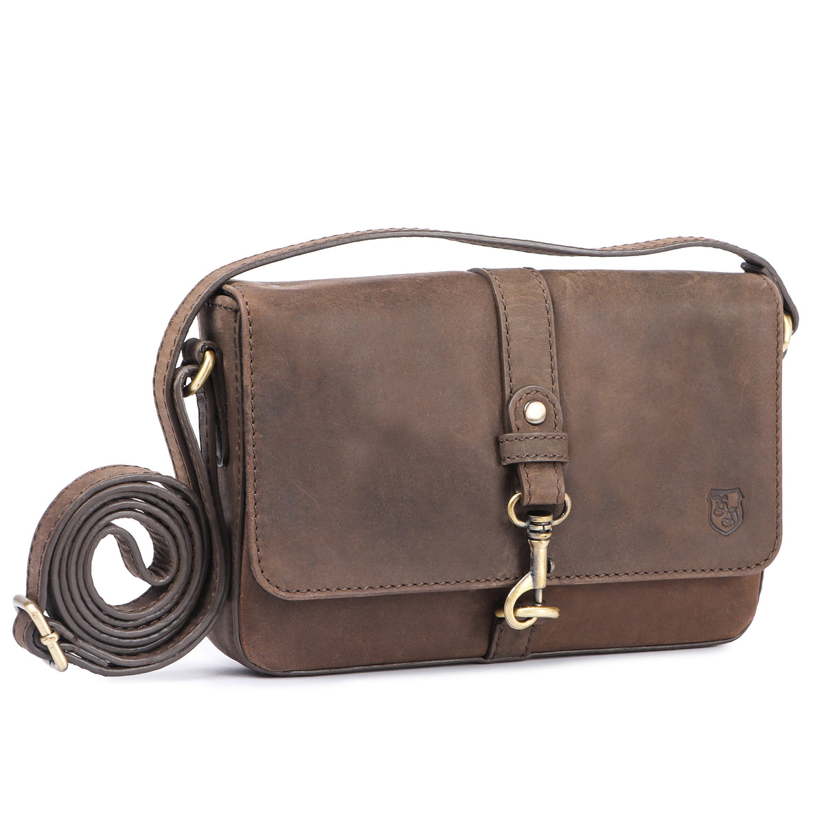 Shoulder Bag Lori made of buffalo leather, view 3