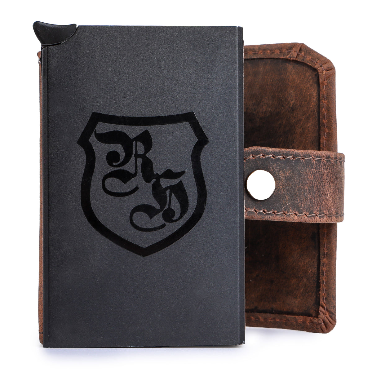 Austria Card Holder made of buffalo leather, view 5