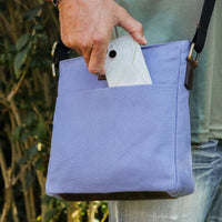 Shoulder Bag Recycled PET made of recycled PET with genuine leather, view 20