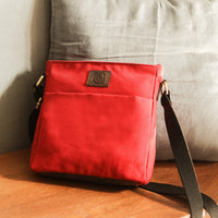 Shoulder Bag Recycled PET made of recycled PET with genuine leather, view 30