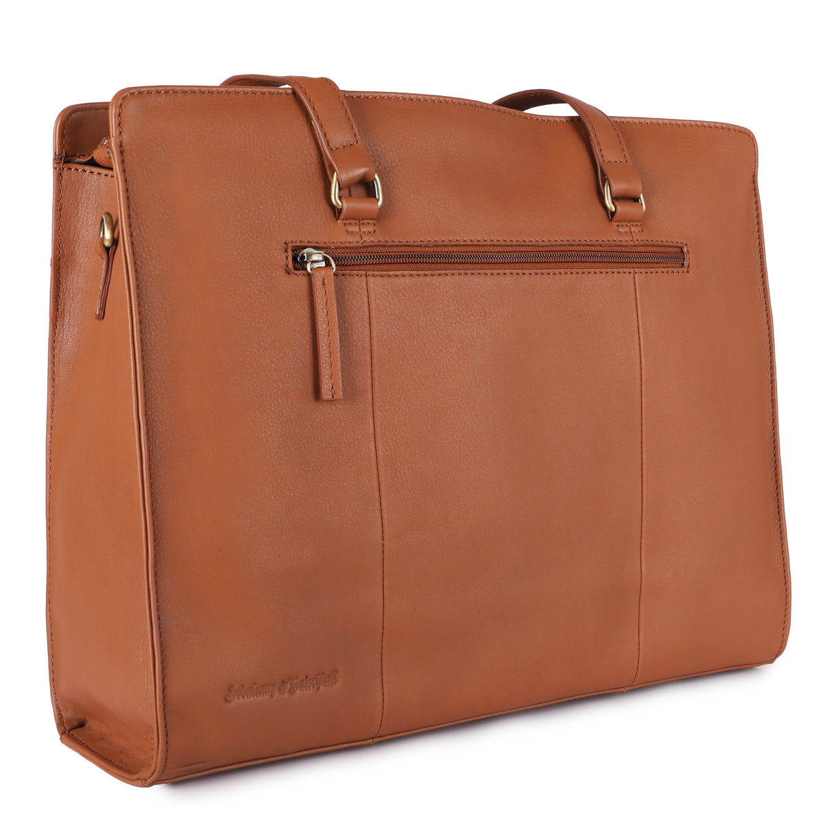 Savage bruin dameshandtas collectie van buffelleer, aanzicht 15
