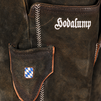 Hodalump Lederhose aus Ziegenleder, Ansicht 9