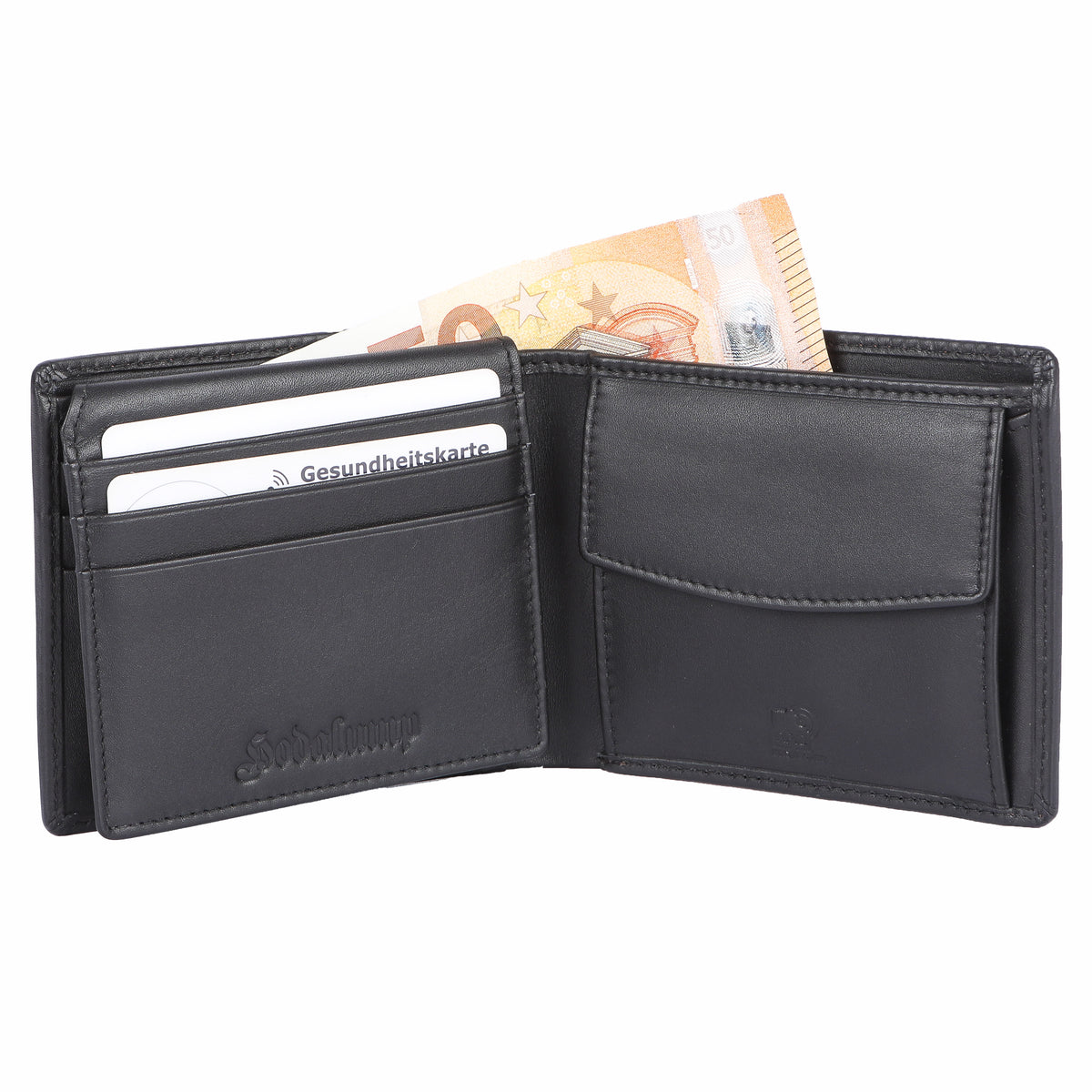 Hodalump Slim BLACK 2.0 in pelle di bufalo, vista 5