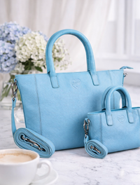 Borsa shopper softblue in pelle di bufalo