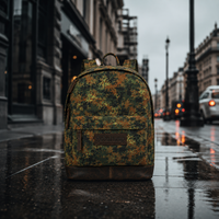 Hodalump City Rucksack color aus Büffelleder in camouflage, Ansicht 8