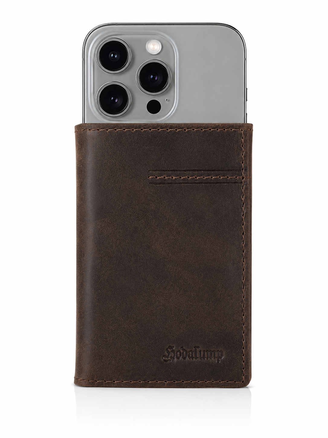 MagSafe Card Holder Wallet made of buffalo leather, view 4