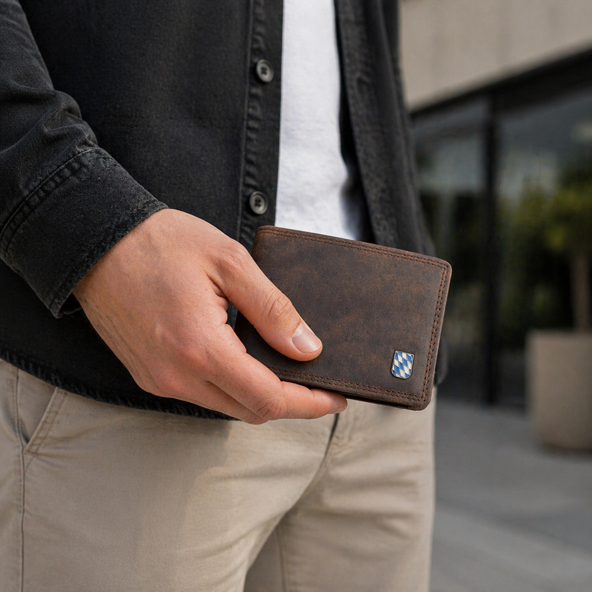 Bavaria Wallet Benny made of buffalo leather