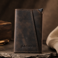 Kartenbox Lui aus Büffelleder