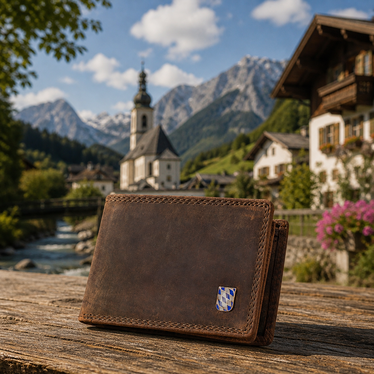 Bayern Buam Jeans Wallet made of buffalo leather