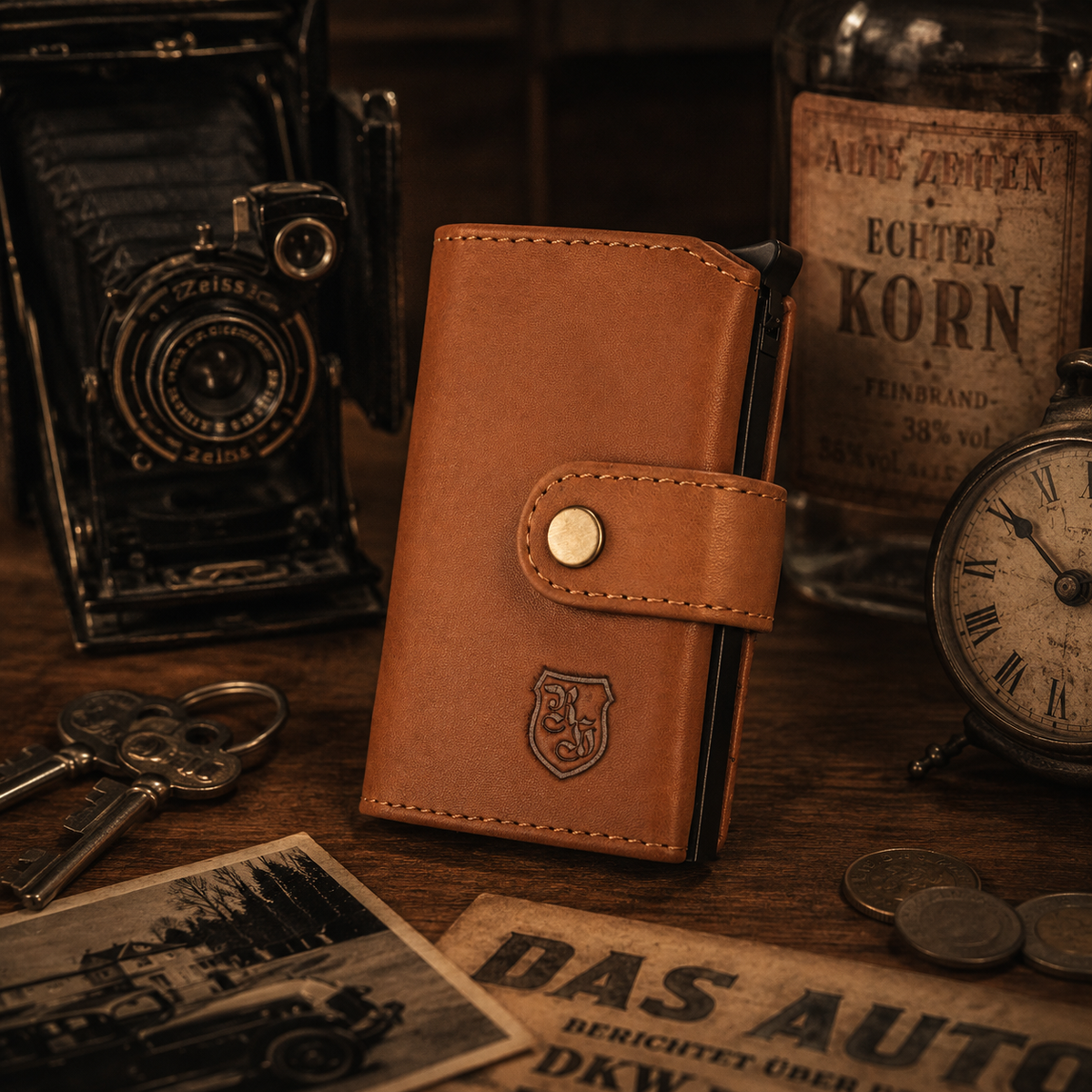 Savage Edition Card Holder made of buffalo leather