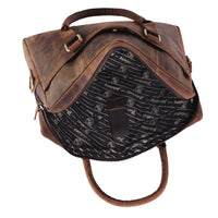 Business Bag Gecko made of buffalo leather in brown, view 10