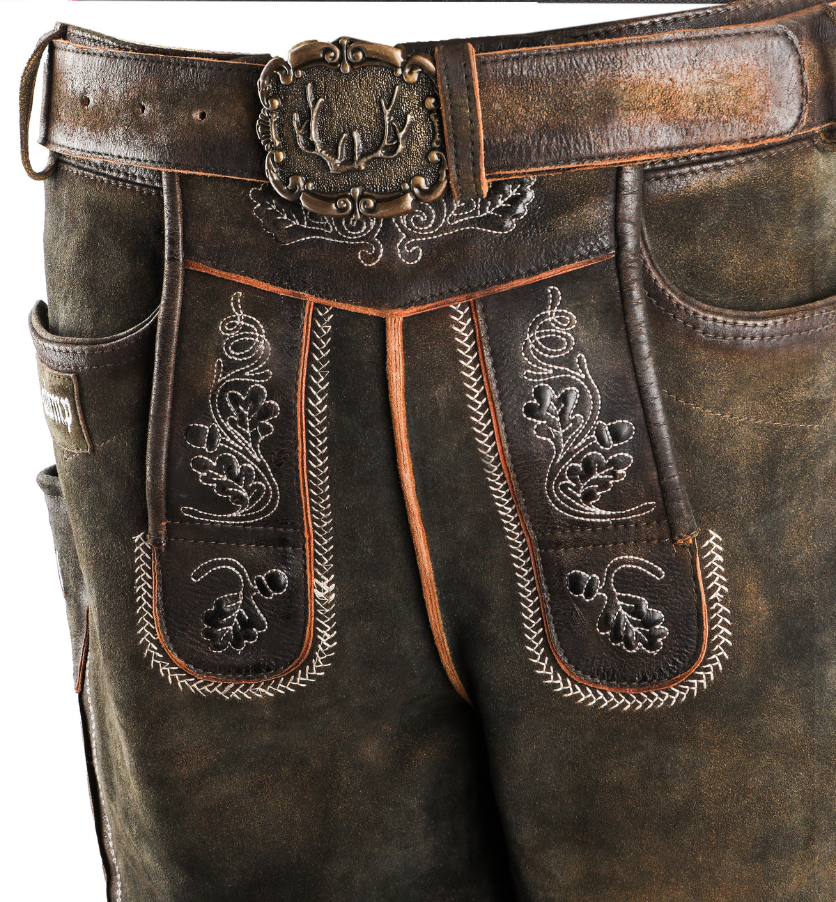 Hodalump Lederhose aus Ziegenleder, Ansicht 12