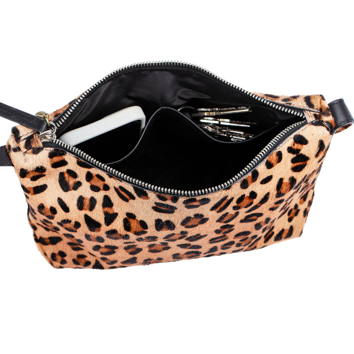Borsa Leopardo Ratschkatl in pelle di bufalo, vista 9
