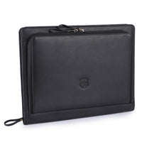 Ledermappe Tasche Hodalump & Ratschkatl Schwarz