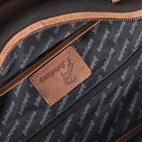 Borsa da viaggio PET Recycle da cabina in pelle di bufalo e PET, vista 3