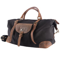Borsa da viaggio PET Recycle da cabina in pelle di bufalo e PET, vista 5